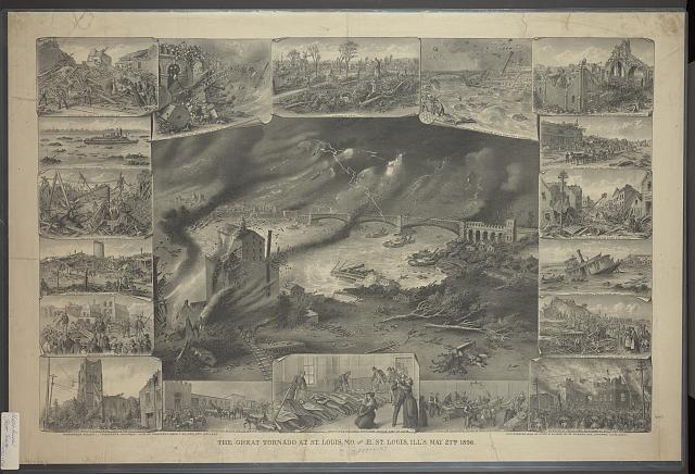 The Great Tornado at St. Louis, MO. and E. St. Louis, Ill's. May 27th, 1896