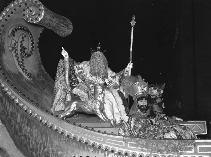 Veiled Prophet on a Float