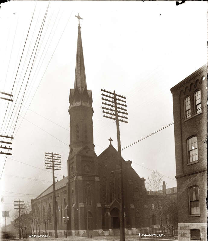 St. Malachy's Church, ca. 1895