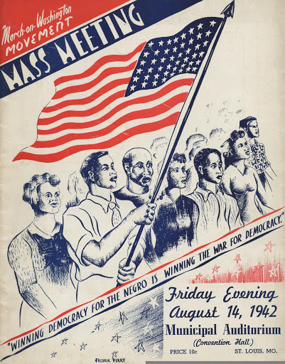 March on Washington Movement Flyer, Missouri Historical Society Collections, A2132-00005