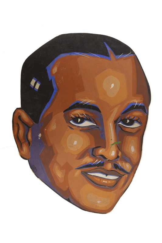 Tempra Portrait of Duke Ellington by Spencer T. Banks from Poro College
