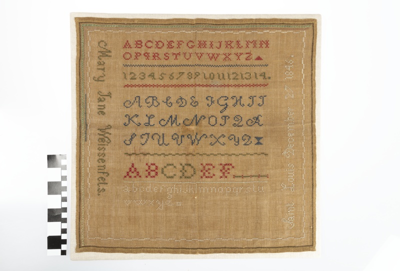 Marking Sampler of Mary Jane Weisenfels