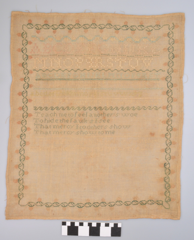 Marking Sampler of Louisa Fontaine Morris