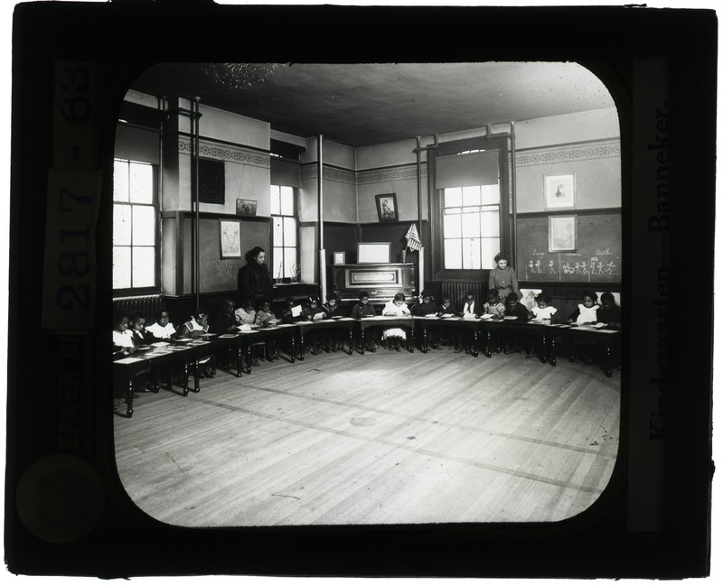 Educational Museum Lantern Slides: Kindergarten-Banneker School