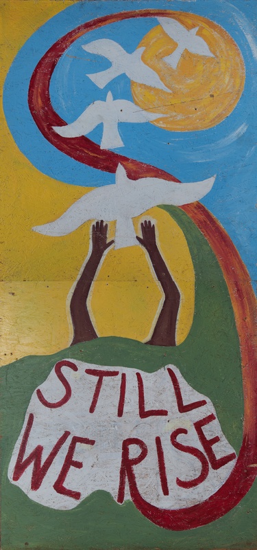 "Still We Rise" Mural Used in Ferguson, Missouri