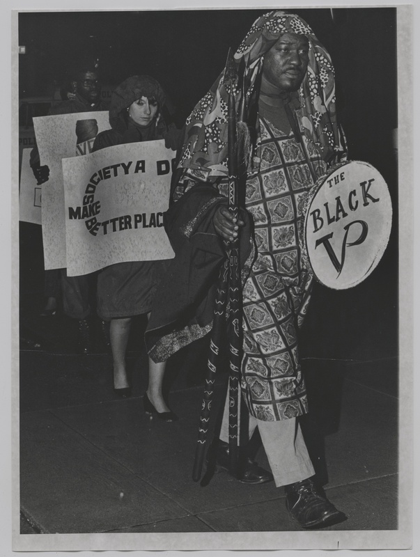 George "Judge" Johnson as the Black Veiled Prophet