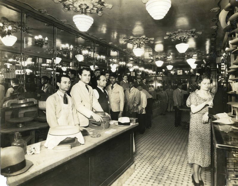 Famous Cleaning and Dyeing Company Interior, 322 North Sixth Street