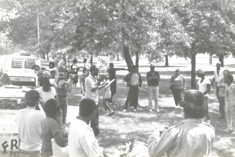 The Black United Front Anti-Apartheid Rally, 1985