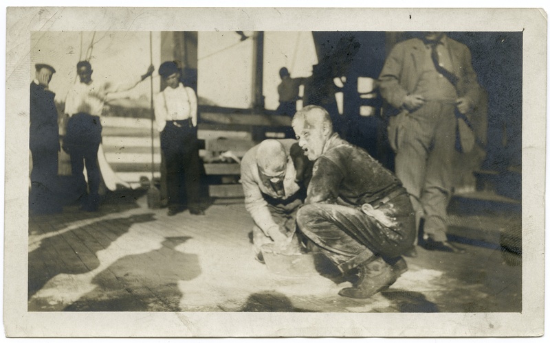 "Ducking in Flour for Coins"