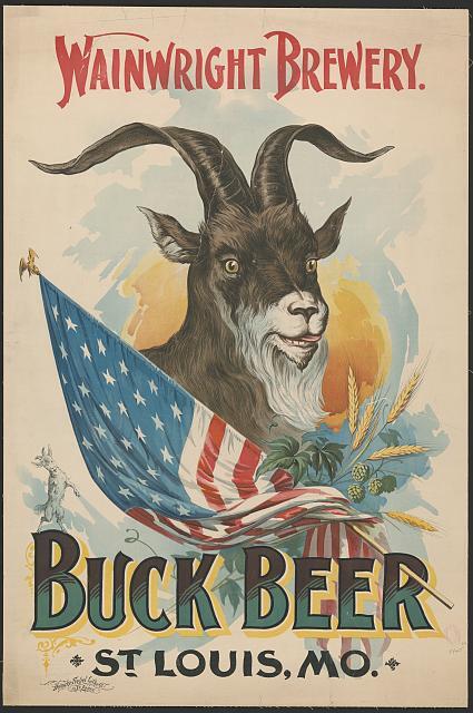 Wainwright Brewery, Buck Beer, St. Louis, MO