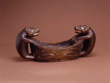 Bowl made by Tlingit Artist Augustus Bean (1856-1926)