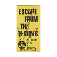 Scanned pages of a pamphlet titled "Escape from the H-Bomb."