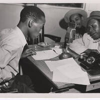 Spider Burks and Eddie Anderson on KXLW