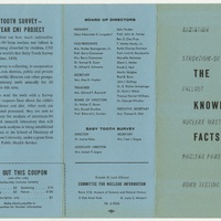 Scanned side of a pamphlet titled "The Known Facts."