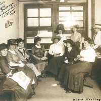 Photograph of Board Meeting at the First Headquarters of the Equal Suffrage League.jpg