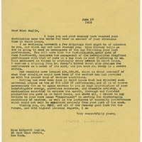 Letter to Margarent Anglin