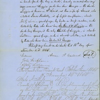 DEED OF EMANCIPATION OF LIZZIE [ELIZABETH KECKLEY] AND HER SON GEORGE, SIGNED BY ANNE P. GARLAND, NOVEMBER 13, 1855