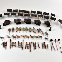 Miniature Chinese Village Play Set Purchased at the 1904 World's Fair