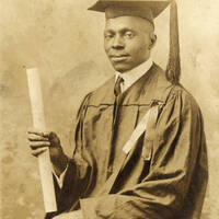 Harvey J. Simms After Finishing the 60 Hour Course at Lincoln University, Jefferson City