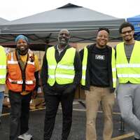 Church Volunteers helping with the 2025 No Hunger Holiday