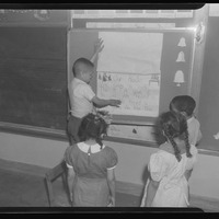 COLE SCHOOL: BLACKBOARD SCENE