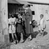Unidentified Woman with Five Children