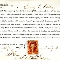 LOYALTY OATH OF EMILY C. WHITNEY OF MISSOURI, COUNTY OF ST. LOUIS