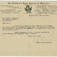 Children's Home Thank-You Note