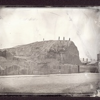 BIG MOUND, FIFTH AND MOUND STREETS.