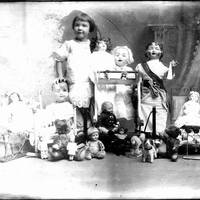 Photograph of Anna Lou Peterson with A Suffrage Doll.jpg
