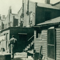 BACK ALLEY OF HOMES TORN DOWN TO BUILD CARR SQUARE VILLAGE