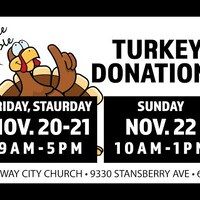 No Hunger Holiday Turkey Drive (Friday, November 20th thru Sunday, November 22nd) 4 days left