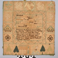 PICTORIAL SAMPLER BY ELIZABETH STINE