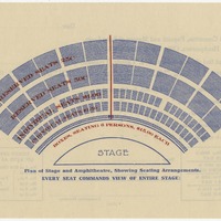 Stage plan and seating prices