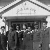 American Red Cross Personnel, 24th Infantry Regiment assigned to Gifer, Japan