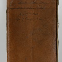 ELIZA G. RANDOLPH POST COLLECTION: VOLUME 3. BOOK NO. 2: AUTOBIOGRAPHICAL INFORMATION, 1815-1876; AND MEMORANDA, 1821-1824