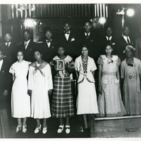FIRST FRESHMAN CLASS AT DOUGLAS UNIVERSITY, 1935-1936