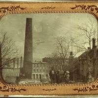 LUTHER M. KENNETT'S SHOT TOWER. ON LEWIS STREET BETWEEN BATES AND SMITH STREETS.