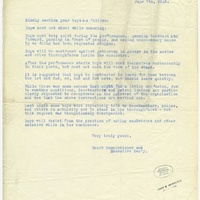 List of Rules for Ushers