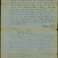 DEED OF EMANCIPATION SIGNED POLLEY GRAVES OF ST. LOUIS, JANUARY 22, 1853