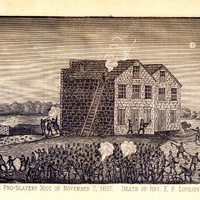 THE PRO-SLAVERY RIOT ON NOVEMBER 7, 1837. DEATH OF REV. E. P. LOVEJOY.