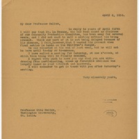 Letter to Prof. Heller