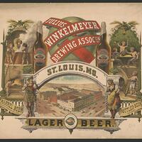 Julius Winkelmeyer Brewing Assocon, St. Louis, MO., lager beer