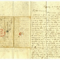 LETTER SIGNED JAMES GOWEN, ST. LOUIS, MO., TO THOMAS CROSWELL, FARMINGTON FALLS, FRANKLIN COUNTY, MO., JUNE 19, 1848