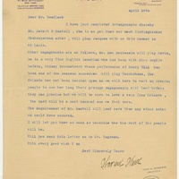 Letter from Howard Hull