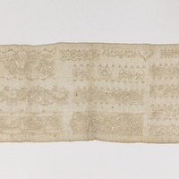 DRAWNWORK SAMPLER OF ALVINA HENRIETTA VON ANGELRODT