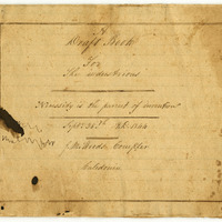 WEAVING PATTERNS, CA. 1844