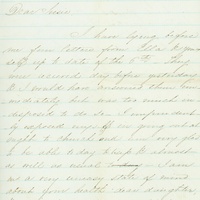 LETTER SIGNED MOTHER [MINERVA BLOW], CARONDELET, TO SUSIE [SUSAN BLOW], FEBRUARY 13, 1861