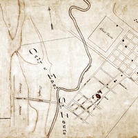 CAHOKIA MOUNDS GROUP [POWELL MOUND] SHOWING THE EAST ST. LOUIS MOUND GROUP AND BIG MOUND [PATRICK MAP #3] [POST-CONSERVATION]