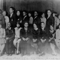 THE FIRST GRADUATING CLASS OF VASHON HIGH SCHOOL: JANUARY 24, 1928